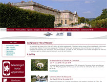 Tablet Screenshot of compiegne-tourisme.fr